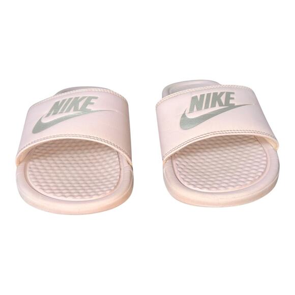 Womens size 6 nike slides light purple Nike slid ons Benassi JDI Rose 343881-614 - Picture 5 of 6